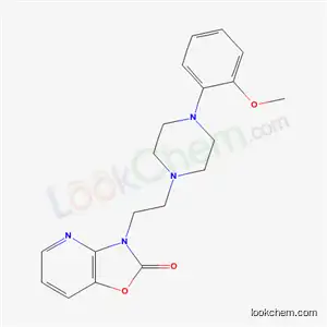 Molecular Structure of 134337-01-2 (3-{2-[4-(2-methoxyphenyl)piperazin-1-yl]ethyl}[1,3]oxazolo[4,5-b]pyridin-2(3H)-one)