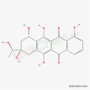 Molecular Structure of 62152-30-1 (13-Dihydrocarminomycinone)