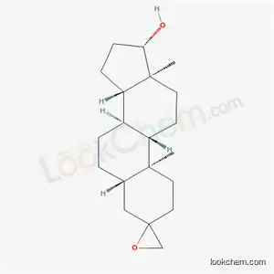 Molecular Structure of 2066-43-5 (spiro-3-oxiranylandrostan-17-ol)