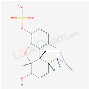 35764-55-7,7,8-Didehydro-4,5α-epoxy-17-methylmorphinan-3,6α-diol 3-sulfate,