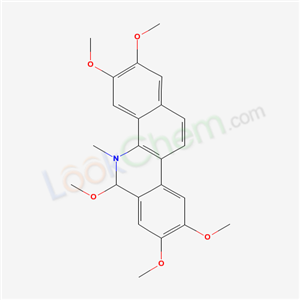 51116-35-9,2,3,6,8,9-pentamethoxy-5-methyl-5,6-dihydrobenzo[c]phenanthridine,