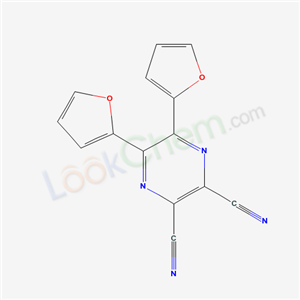5,6-bis(2-furyl)pyrazine-2,3-dicarbonitrile cas  52223-25-3