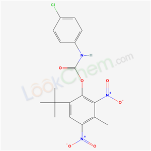 39030-65-4,6-tert-butyl-3-methyl-2,4-dinitrophenyl (4-chlorophenyl)carbamate,