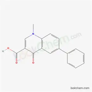 Molecular Structure of 35957-18-7 (1-methyl-4-oxo-6-phenyl-1,4-dihydroquinoline-3-carboxylic acid)