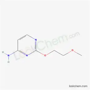 Molecular Structure of 60722-66-9 (2-(2-methoxyethoxy)pyrimidin-4-amine)