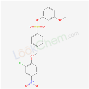 38556-37-5,3-methoxyphenyl 4-[(2-chloro-4-nitrophenoxy)methyl]benzenesulfonate,