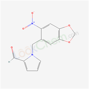 53413-69-7,1-[(6-nitro-1,3-benzodioxol-5-yl)methyl]-1H-pyrrole-2-carbaldehyde,