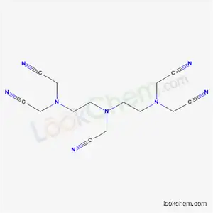 Molecular Structure of 27825-74-7 (Acetonitrile, 2,2,2,2-(cyanomethyl)iminobis(2,1-ethanediylnitrilo)tetrakis-)