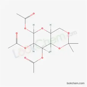 Molecular Structure of 50605-20-4 (1,2,3-tri-O-acetyl-4,6-O-(1-methylethylidene)hexopyranose)