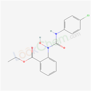 38493-73-1,ethyl 2-{[(4-chlorophenyl)carbamoyl](hydroxy)amino}benzoate,