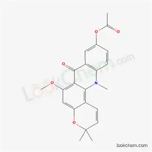 6-methoxy-3,3,12-trimethyl-7-oxo-7,12-dihydro-3H-pyrano[2,3-c]acridin-9-yl acetate