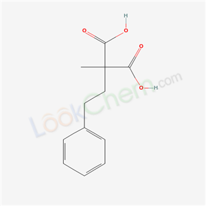2-methyl-2-phenethyl-propanedioic acid cas  4371-01-1
