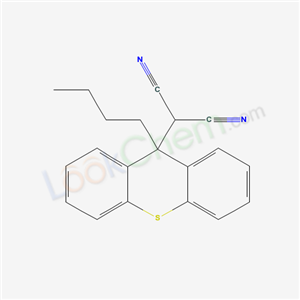 2-(9-butylthioxanthen-9-yl)propanedinitrile cas  52962-54-6