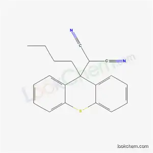 Molecular Structure of 52962-54-6 ((9-butyl-9H-thioxanthen-9-yl)propanedinitrile)