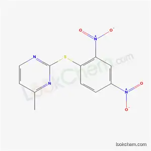 Molecular Structure of 71160-32-2 (2-({2,4-bisnitrophenyl}sulfanyl)-4-methylpyrimidine)