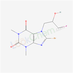 61562-56-9,8-bromo-7-(3-fluoro-2-hydroxypropyl)-1,3-dimethyl-3,7-dihydro-1H-purine-2,6-dione,