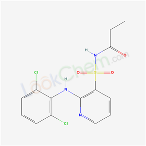 55841-95-7,N-({2-[(2,6-dichlorophenyl)amino]pyridin-3-yl}sulfonyl)propanamide,