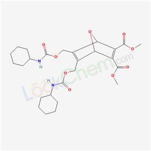 71388-59-5,dimethyl 5,6-bis{[(cyclohexylcarbamoyl)oxy]methyl}-7-oxabicyclo[2.2.1]hepta-2,5-diene-2,3-dicarboxylate,