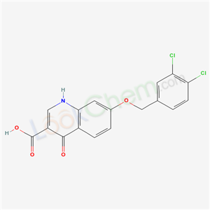 63463-23-0,7-[(3,4-dichlorobenzyl)oxy]-4-oxo-1,4-dihydroquinoline-3-carboxylic acid,