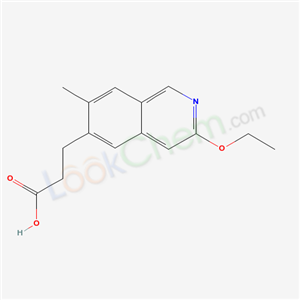 55329-76-5,3-(3-ethoxy-7-methylisoquinolin-6-yl)propanoic acid,