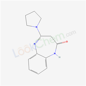 62537-64-8,4-(pyrrolidin-1-yl)-1,3-dihydro-2H-1,5-benzodiazepin-2-one,