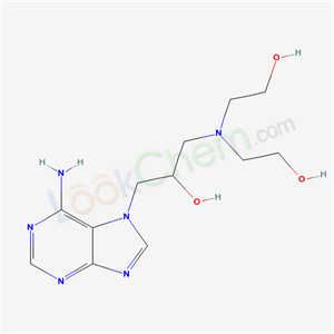 65551-73-7,1-(6-amino-7H-purin-7-yl)-3-[bis(2-hydroxyethyl)amino]propan-2-ol,