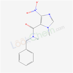 7464-88-2,N-benzyl-1-methyl-4-nitro-1H-imidazole-5-carboxamide,