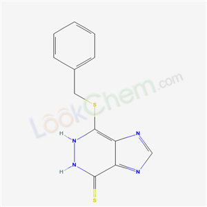 3430-44-2,7-(benzylsulfanyl)-5,6-dihydro-4H-imidazo[4,5-d]pyridazine-4-thione,