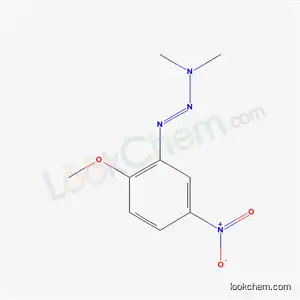 Molecular Structure of 52388-76-8 ((1E)-1-(2-methoxy-5-nitrophenyl)-3,3-dimethyltriaz-1-ene)