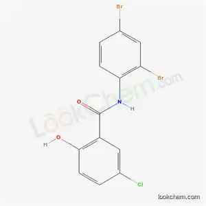 Molecular Structure of 6149-65-1 (5-chloro-N-(2,4-dibromophenyl)-2-hydroxybenzamide)
