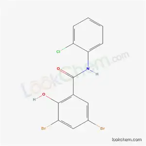 3,5-dibromo-N-(2-chlorophenyl)-2-hydroxybenzamide