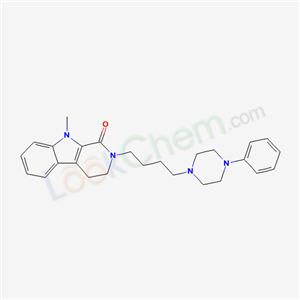 184691-55-2,9-methyl-2-[4-(4-phenylpiperazin-1-yl)butyl]-2,3,4,9-tetrahydro-1H-beta-carbolin-1-one,