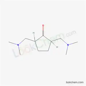 Molecular Structure of 6333-22-8 (2,5-bis[(dimethylamino)methyl]cyclopentanone)