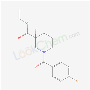 6620-84-4,ethyl 1-[(4-bromophenyl)carbonyl]piperidine-3-carboxylate,