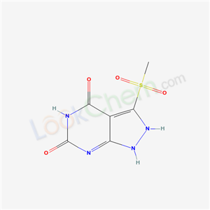 4927-97-3,3-(methylsulfonyl)-1H-pyrazolo[3,4-d]pyrimidine-4,6(2H,5H)-dione,