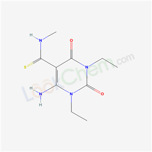 60663-66-3,6-amino-1,3-diethyl-N-methyl-2,4-dioxo-1,2,3,4-tetrahydropyrimidine-5-carbothioamide,