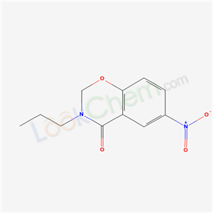 20973-06-2,6-Nitro-3-propyl-2H-1,3-benzoxazin-4(3H)-one,4H-1,3-BENZOXAZIN-4-ONE,2,3-DIHYDRO-6-NITRO-3-PROPYL;2,3-Dihydro-6-nitro-3-propyl-4H-1,3-benzoxazin-4-one;3-n-Propyl-6-nitro-2,3-dihydro-4H-1,3-benzoxazin-4-one;