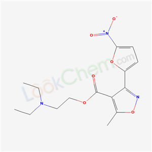 21709-28-4,2-(diethylamino)ethyl 5-methyl-3-(5-nitrofuran-2-yl)-1,2-oxazole-4-carboxylate,