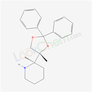 (2R)-2-methyl-2-[(4R)-4-methyl-2,2-di(phenyl)-1,3-dioxolan-4-yl]piperidine