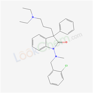 33456-35-8,1-[(2-chlorobenzyl)(methyl)amino]-3-[3-(diethylamino)propyl]-3-phenyl-1,3-dihydro-2H-indol-2-one,