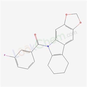 50332-20-2,5-(3-Fluorobenzoyl)-6,7,8,9-tetrahydro-5H-1,3-dioxolo[4,5-b]carbazole,