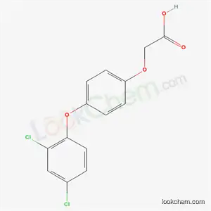 Molecular Structure of 51338-10-4 ([4-(2,4-dichlorophenoxy)phenoxy]acetic acid)