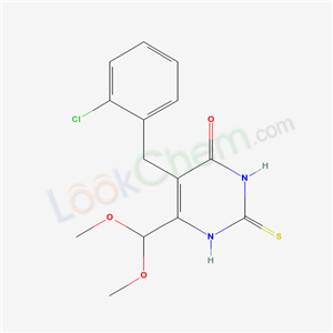 21326-06-7,5-(2-chlorobenzyl)-6-(dimethoxymethyl)-2-thioxo-2,3-dihydropyrimidin-4(1H)-one,