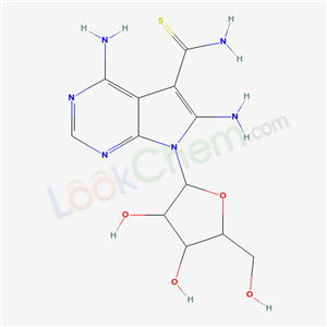57071-58-6,4,6-diamino-7-pentofuranosyl-7H-pyrrolo[2,3-d]pyrimidine-5-carbothioamide,