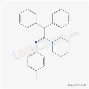 N-[(1Z)-2,2-diphenyl-1-(piperidin-1-yl)ethylidene]-4-methylaniline