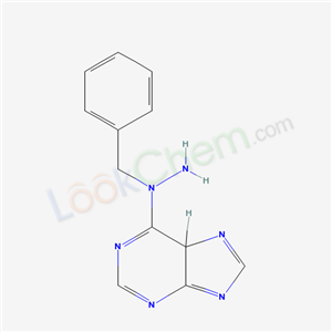 13976-16-4,6-(1-benzylhydrazinyl)-5H-purine,