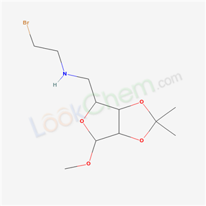 54946-44-0,methyl 5-[(2-bromoethyl)amino]-5-deoxy-2,3-O-(1-methylethylidene)pentofuranoside,