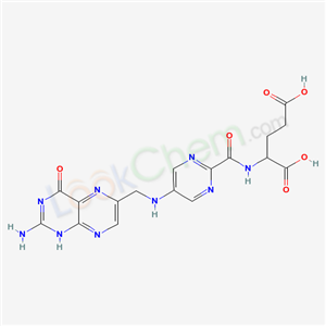 54246-73-0,N-[(5-{[(2-amino-4-oxo-1,4-dihydropteridin-6-yl)methyl]amino}pyrimidin-2-yl)carbonyl]glutamic acid,