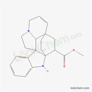 Molecular Structure of 5001-20-7 ((2R,5R)-6,7-Didehydroaspidofractinine-3β-carboxylic acid methyl ester)