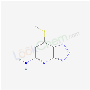 60282-63-5,7-(methylsulfanyl)-7aH-[1,2,3]triazolo[4,5-b]pyridin-5-amine,